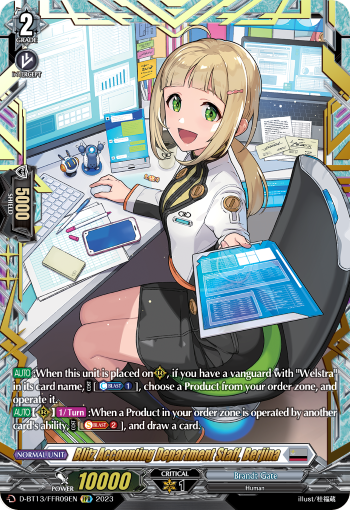 Blitz Accounting Department Staff, Berjina: D Booster Set 13: Flight of Chakrabarthi