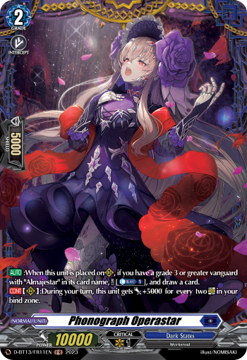 Phonograph Operastar: D Booster Set 13: Flight of Chakrabarthi