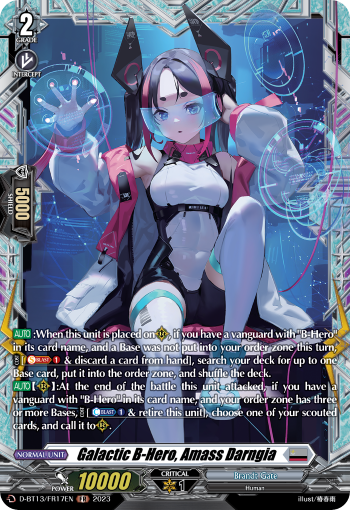 Galactic B-Hero, Amass Darngia: D Booster Set 13: Flight of Chakrabarthi