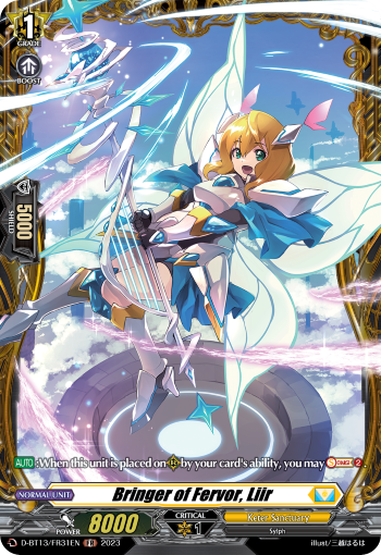 Bringer of Fervor, Liir: D Booster Set 13: Flight of Chakrabarthi