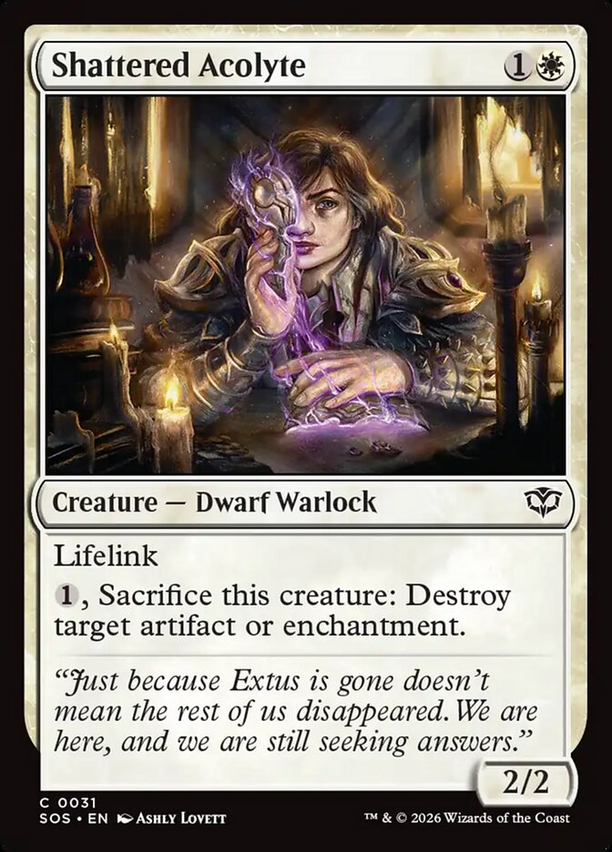Shattered Acolyte - (Foil): Secrets of Strixhaven