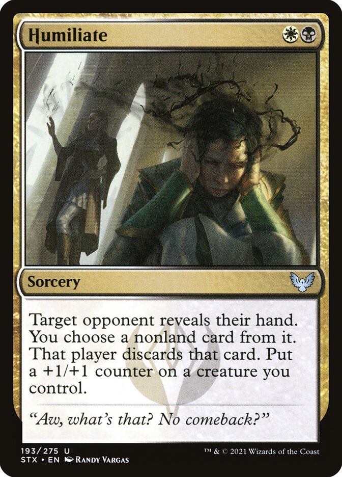 Humiliate - (Foil): Strixhaven: School of Mages