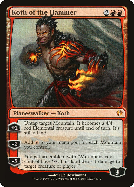 Koth of the Hammer - (Foil): Duel Decks: Venser vs. Koth