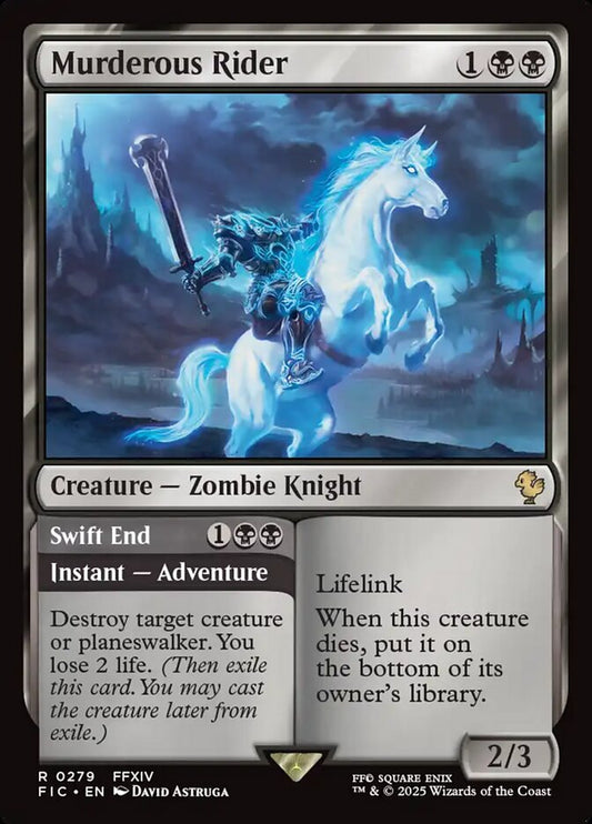 Murderous Rider // Swift End: Final Fantasy Commander