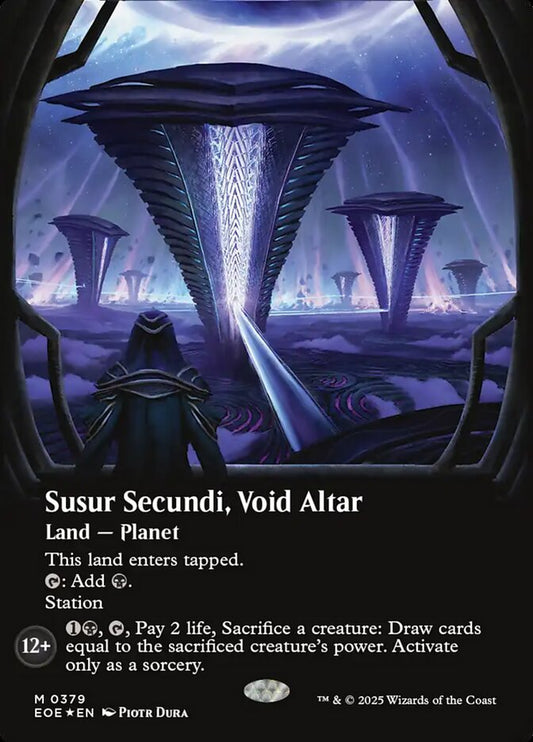 Susur Secundi, Void Altar (Borderless) (Galaxy Foil) - (Foil): Edge of Eternities