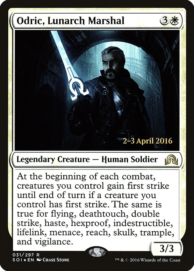 Odric, Lunarch Marshal - (Foil): Shadows over Innistrad Promos