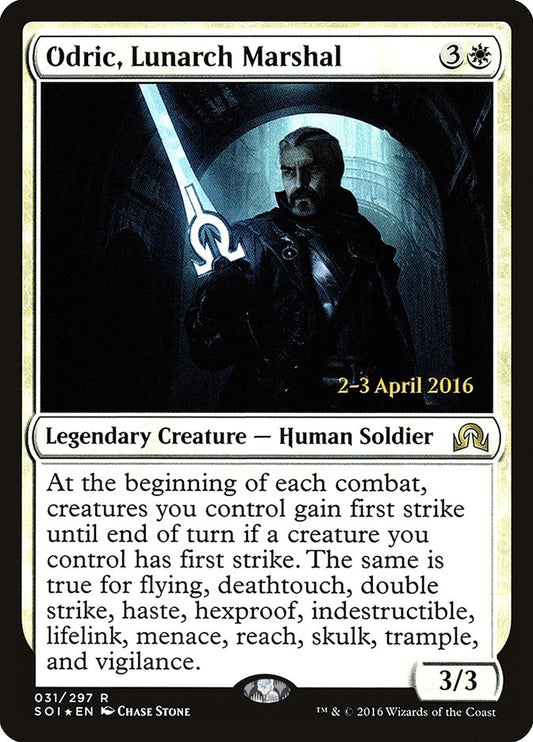 Odric, Lunarch Marshal - (Foil): Shadows over Innistrad Promos