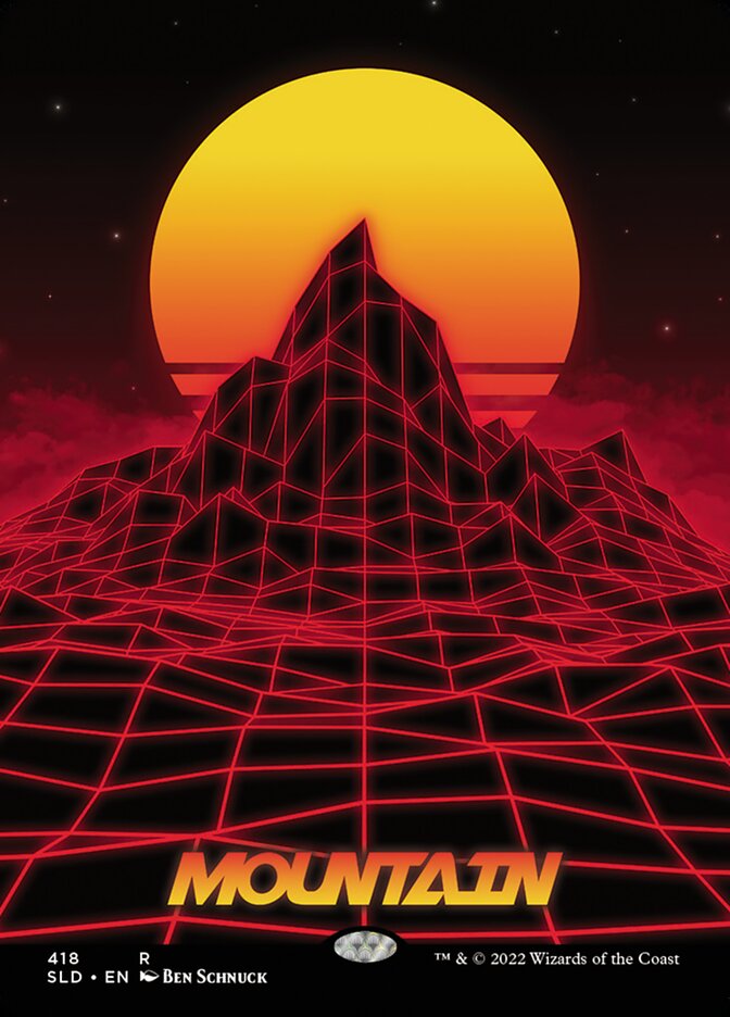 Mountain (Secret Lair) (#418) (Full Art): Secret Lair Drop