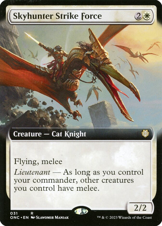 Skyhunter Strike Force (Extended Art): Phyrexia: All Will Be One Commander