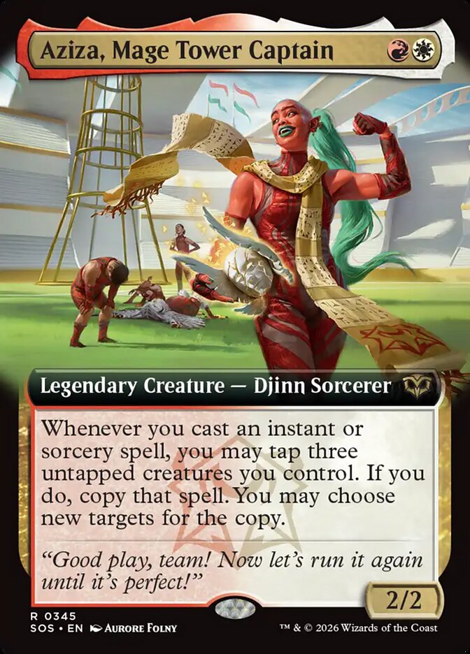 Aziza, Mage Tower Captain - (Foil): Secrets of Strixhaven
