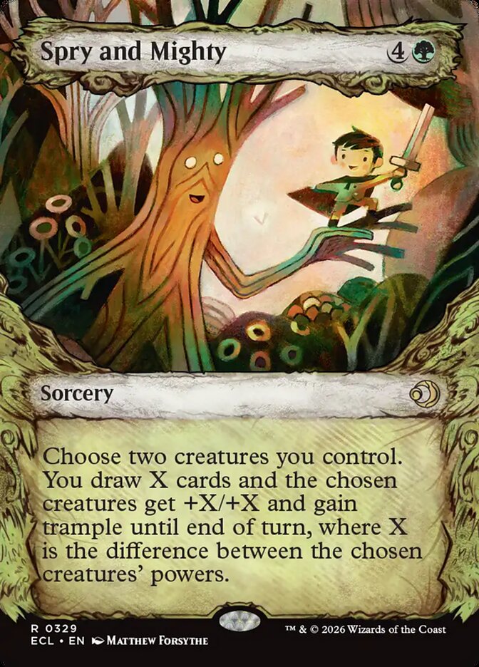 Spry and Mighty - (Foil): Lorwyn Eclipsed
