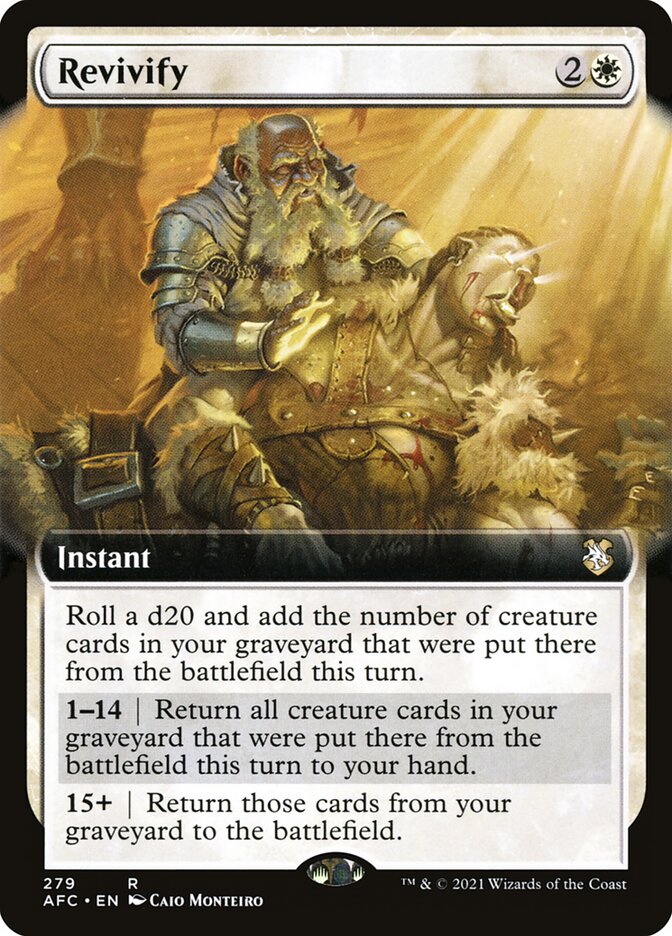 Revivify (Extended Art): Forgotten Realms Commander