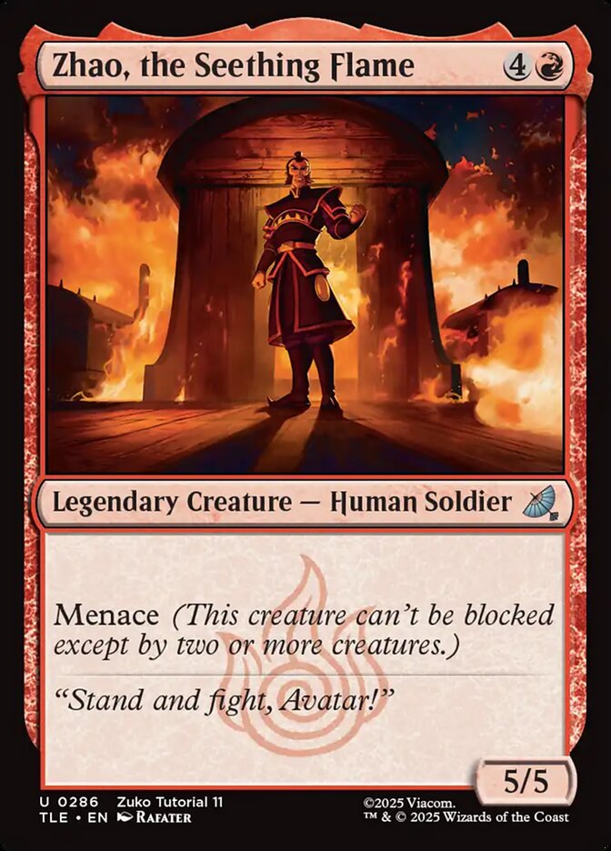 Zhao, the Seething Flame (#286): Avatar: The Last Airbender Eternal