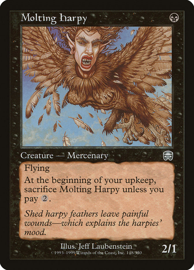 Molting Harpy - (Foil): Mercadian Masques