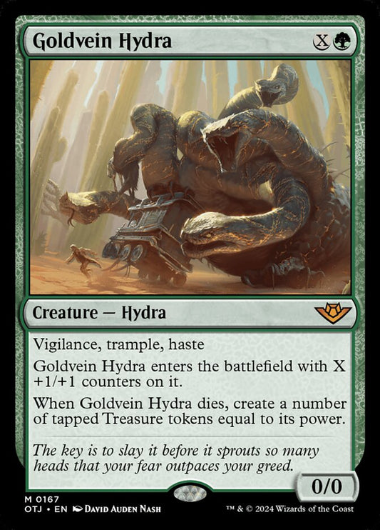 Goldvein Hydra - (Foil): Outlaws of Thunder Junction