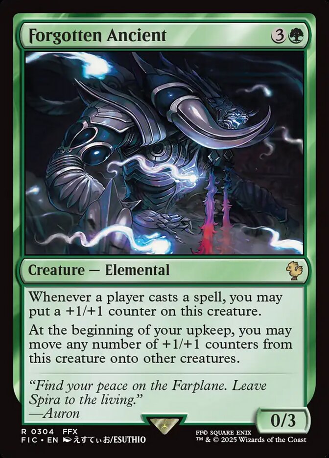 Forgotten Ancient (Surge Foil) - (Foil): Final Fantasy Commander