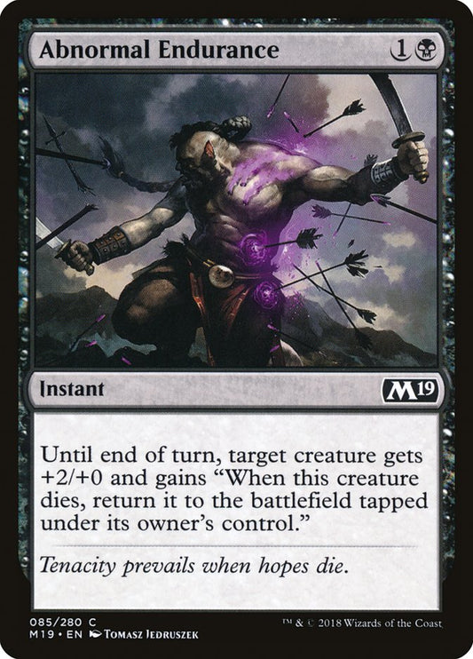 Abnormal Endurance - (Foil): Core Set 2019