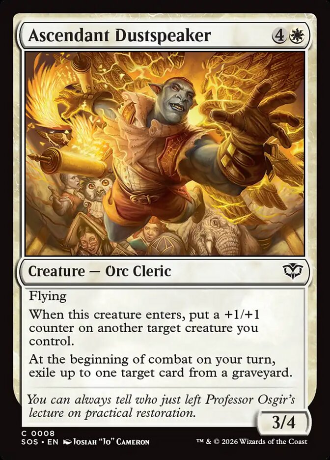 Ascendant Dustspeaker: Secrets of Strixhaven