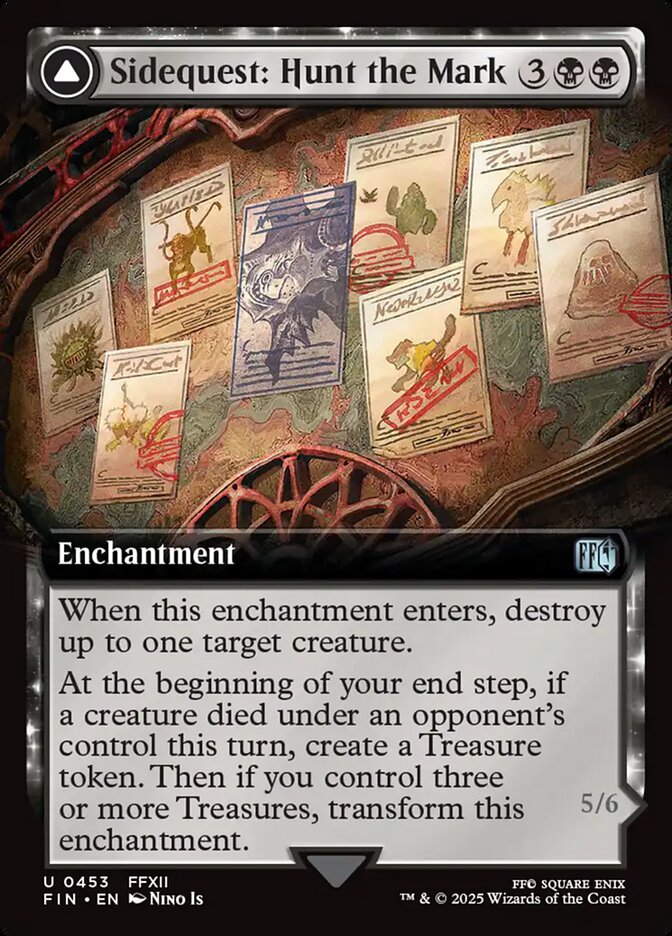 Sidequest: Hunt the Mark // Yiazmat, Ultimate Mark (Extended Art) - (Foil): Final Fantasy