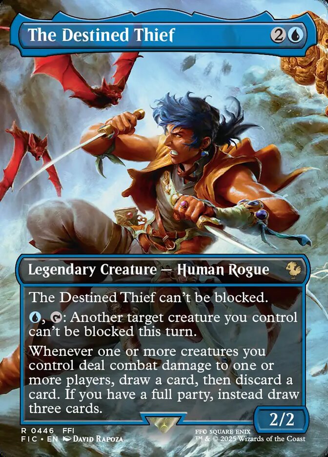 The Destined Thief - (Foil): Final Fantasy Commander