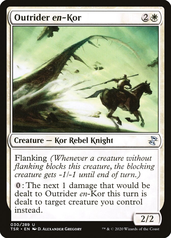 Outrider en-Kor - (Foil): Time Spiral Remastered