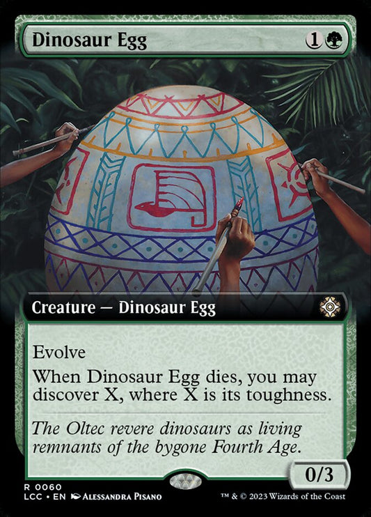 Dinosaur Egg (Extended Art): The Lost Caverns of Ixalan Commander