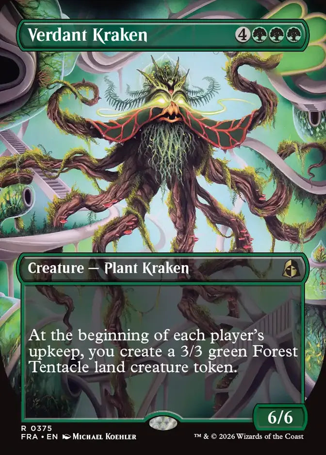 Verdant Kraken (Borderless) (#375)
