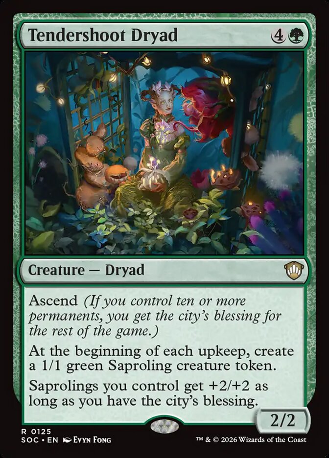 Tendershoot Dryad: Secrets of Strixhaven Commander