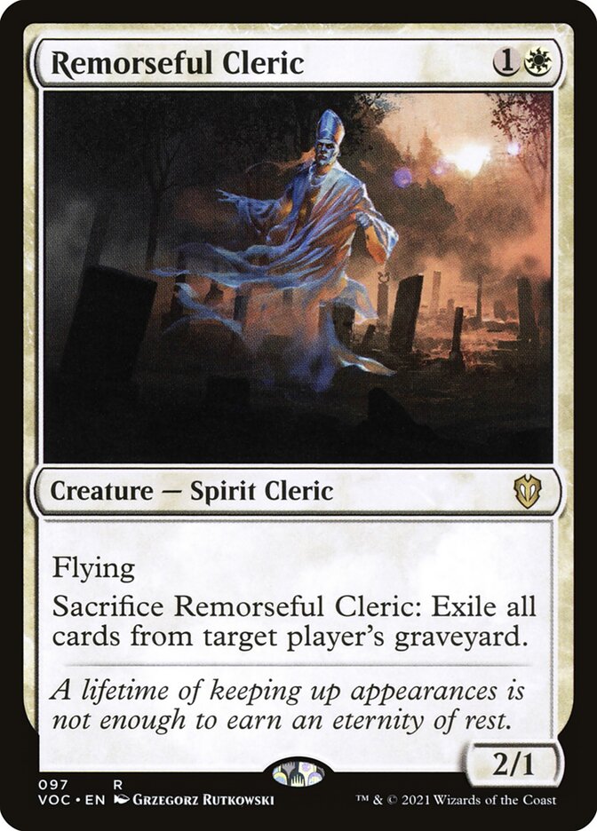 Remorseful Cleric: Crimson Vow Commander