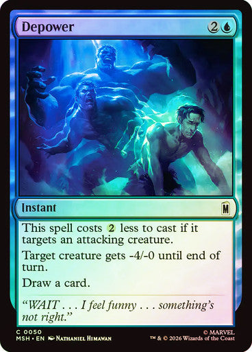 Depower - (Foil): Marvel Super Heroes