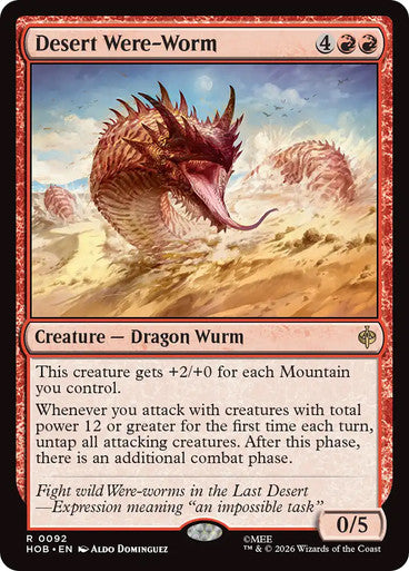 Desert Were-Worm: The Hobbit