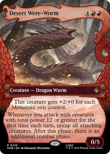 Desert Were-Worm (Showcase, Borderless) (#225): The Hobbit