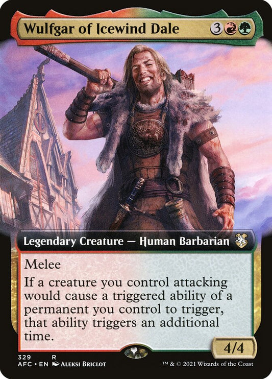 Wulfgar of Icewind Dale (Extended Art): Forgotten Realms Commander