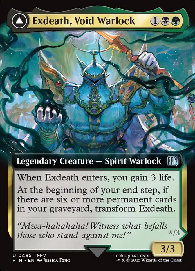 Exdeath, Void Warlock // Neo Exdeath, Dimension's End - (Foil): Final Fantasy
