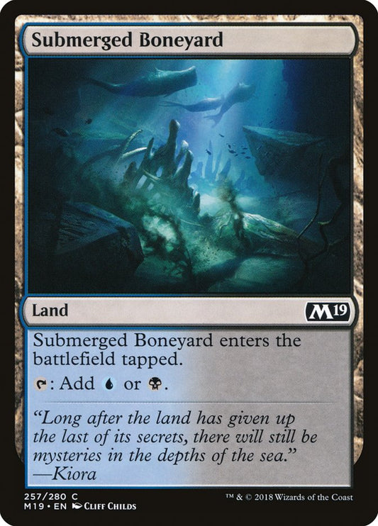 Submerged Boneyard - (Foil): Core Set 2019