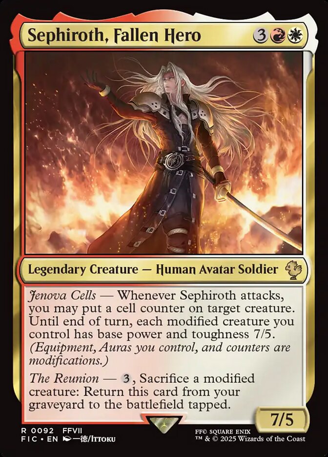 Sephiroth, Fallen Hero: Final Fantasy Commander