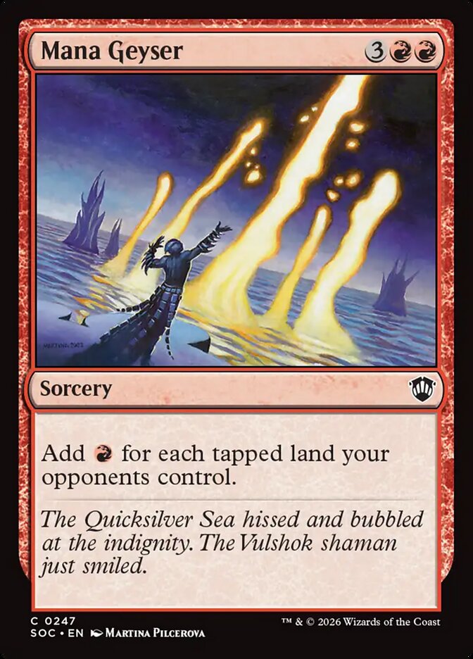 Mana Geyser: Secrets of Strixhaven Commander