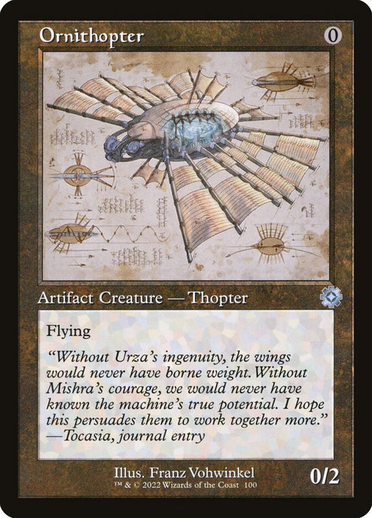 Ornithopter (#100) (Retro Frame): The Brothers' War Retro Artifacts