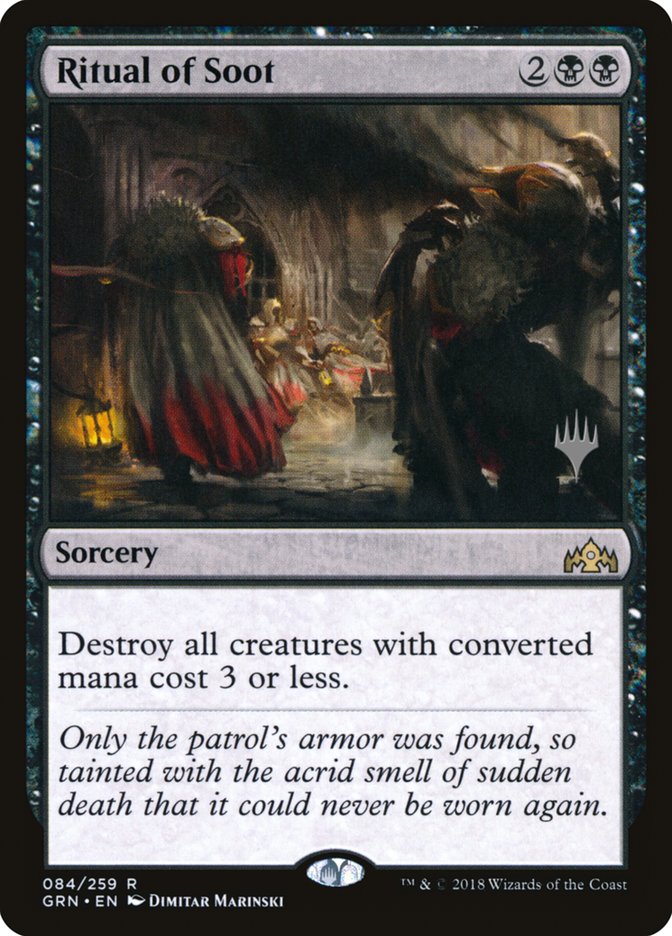 Ritual of Soot (Promo Pack) (Guilds of Ravnica) - (Foil): Guilds of Ravnica Promos
