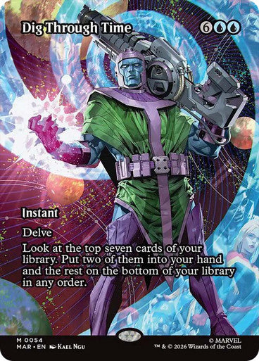 Dig Through Time (Borderless) (#054): Marvel Universe