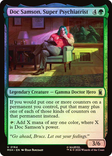 Doc Samson, Super Psychiatrist - (Foil): Marvel Super Heroes