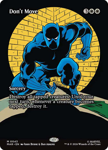 Don't Move (Borderless) (#043): Marvel Universe
