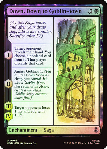 Down, Down to Goblin-town - (Foil): The Hobbit