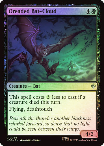 Dreaded Bat-Cloud - (Foil): The Hobbit