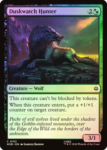 Duskwatch Hunter - (Foil): The Hobbit