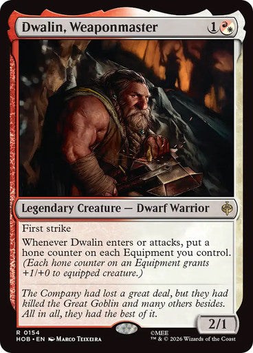 Dwalin, Weaponmaster: The Hobbit