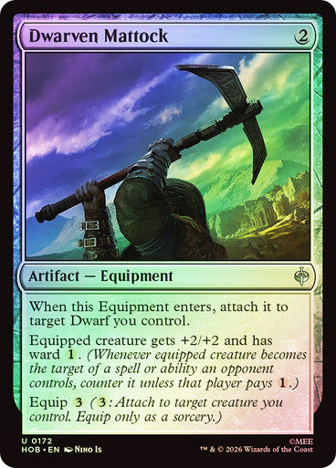 Dwarven Mattock - (Foil): The Hobbit