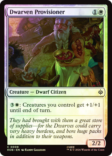 Dwarven Provisioner - (Foil): The Hobbit