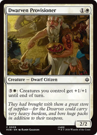Dwarven Provisioner: The Hobbit