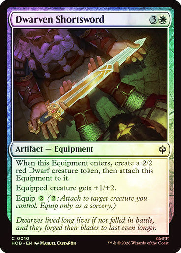 Dwarven Shortsword - (Foil): The Hobbit